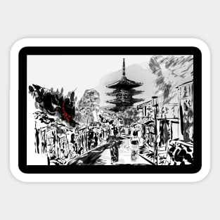 Japan wonderland Sticker